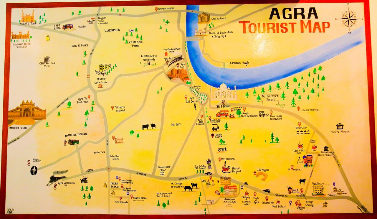 Safarnama Agra Bed & Breakfast Ngoại thất bức ảnh